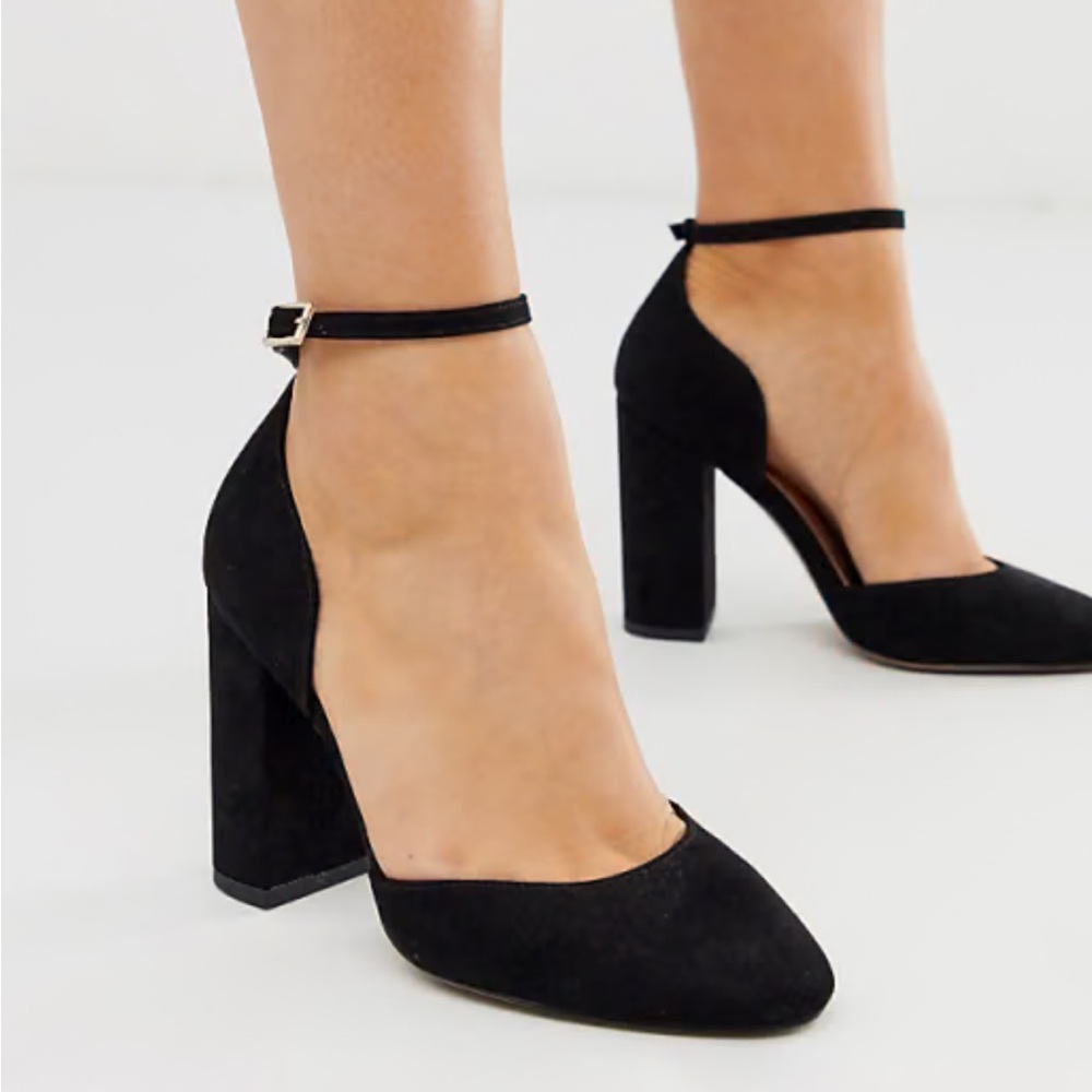 ASOS Black Block Heel Shoes